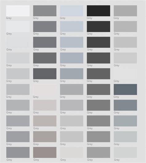 Silver Duct: Silver Pantone Color Chart