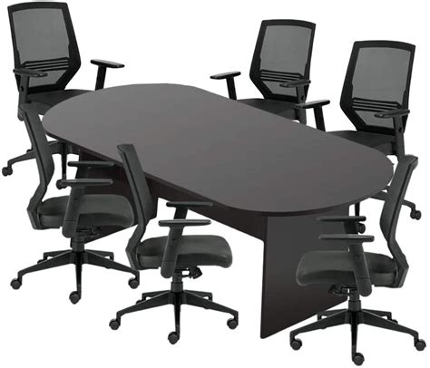 GOF 8FT Conference Table Set with Chairs (G12112B) - Aspresso - Walmart.com