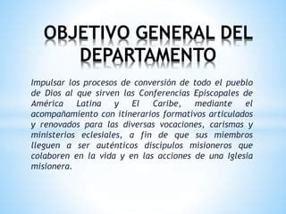 Departamento De Vocaciones Y Ministerios PPT