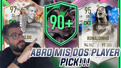 😨 Abro Mis Dos Player Pick De Icono 90 Toty Prime Thropy Titans O Fut