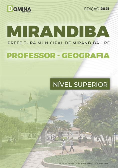 Apostila Concurso Pref Mirandiba Pe Professor Geografia