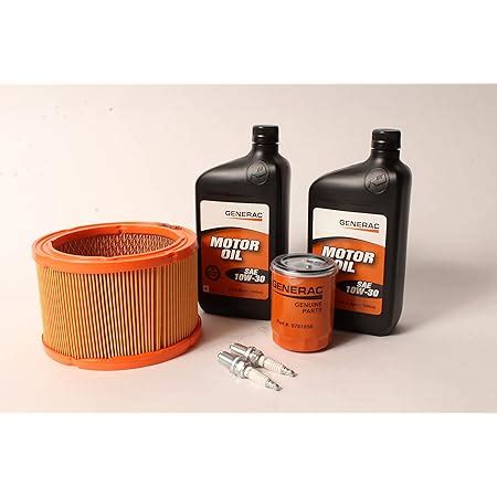 Amazon.com : Generac Preventative Maintenance Kit with 10W30 Oil for ...