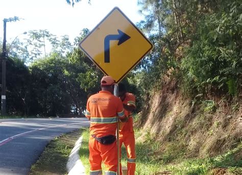 Interpraias Recebe Melhorias Na Sinaliza O De Tr Nsito