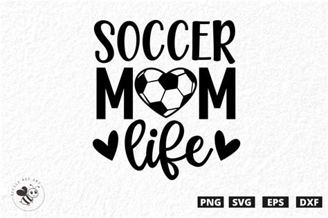 Soccer Mom Life Svg Graphic By Little Bee Art · Creative Fabrica