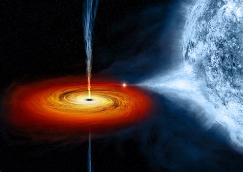 apod  november  heavy black hole jets