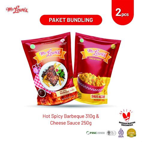 Jual Paket Bundle Mc Lewis Cheese 250 Gr Mc Lewis Hot BBQ 310 Gr Shopee Indonesia