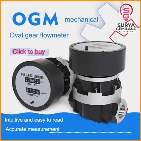 Jual Flow Meter Ogm Inch Meteran Solar Analog Flow Meter Minyak