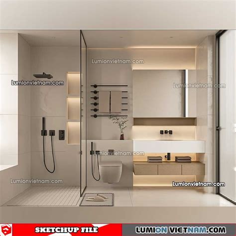 23012023 Bathroom Sketchup Interior Model