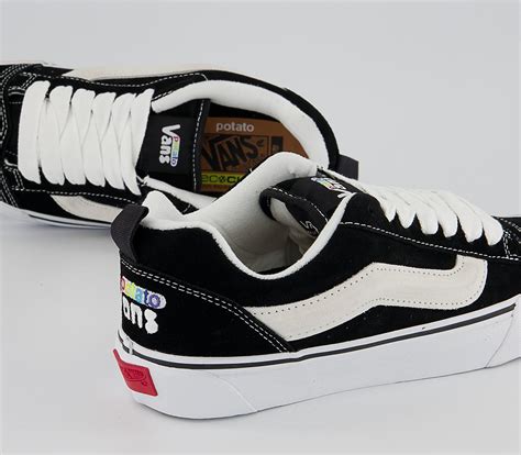 Vans Vault Knu Skool Vr3 Lx Trainers Imran Potato Black True White Womens Trainers