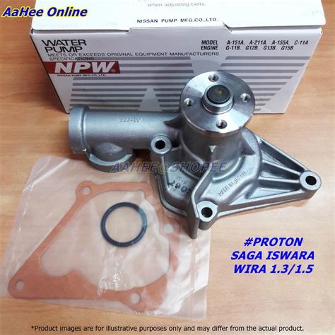 Npw Japan Water Pump Proton Saga Iswara Wira Satria M