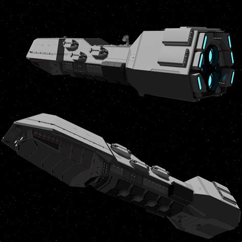 Dreadnought Class Heavy Cruiser with interior (bridge and hangar) - Star Wars - Fan Art | CGTrader