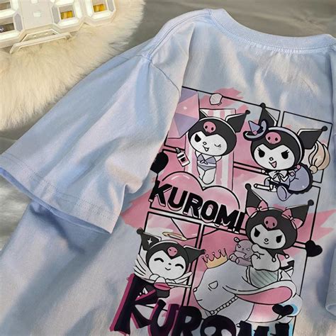 Jual Sezo T Shirt Kuromi Street Style Fashion Kaos Wanita Oversize