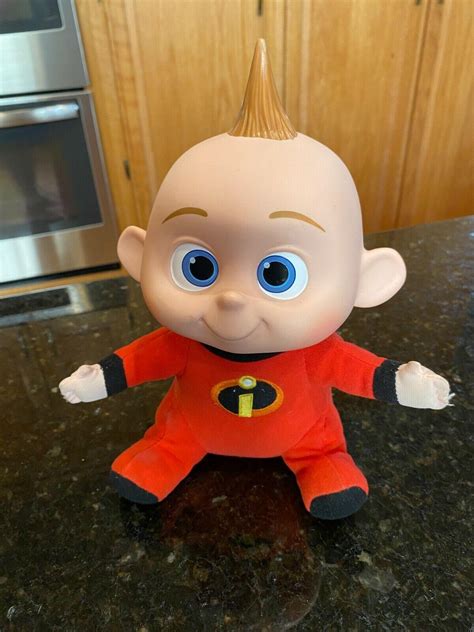 Disney Pixar Incredibles 2 Baby Jack Jack Plush Light Up Doll Sounds