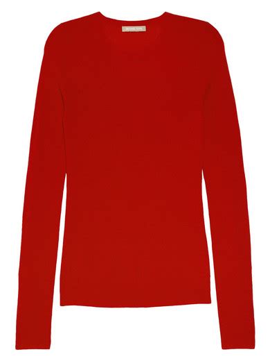 Michael Kors Collection Ribbed Cashmere Sweater Net A Porter