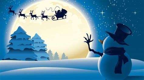 Christmas, Snowman, Santa Claus, Snow Wallpapers HD / Desktop and ...