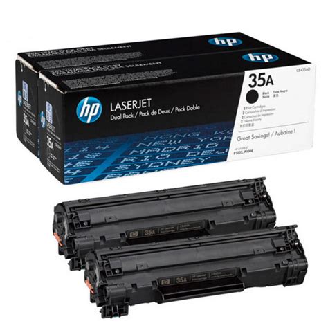 HP 35A Black Toner Dual Pack CB435AD