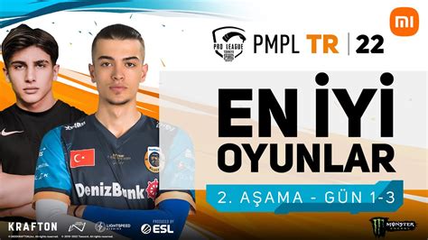 PMPL TÜRKİYE GÜZ SEZONU 2 AŞAMA GÜN 1 3 EN İYİ OYUNLAR YouTube