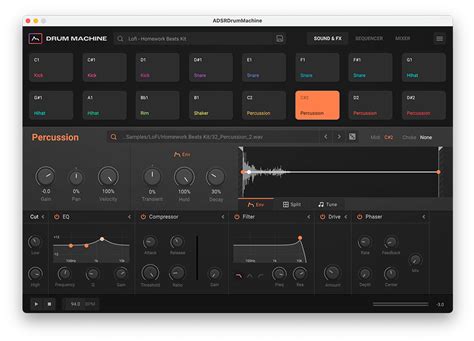 ADSR Drum Machine By ADSR Drum Machine Plugin VST3 Audio Unit