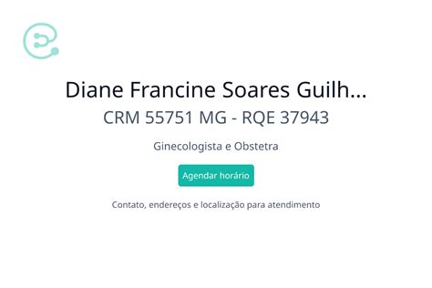 Diane Francine Soares Guilherme Ginecologista Em Montes Claros Mg