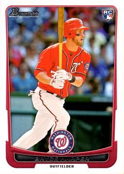 2012 Bowman Draft Baseball Bryce Harper Rookie Card