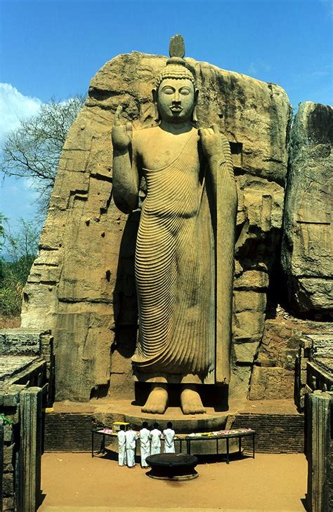 Avukana Buddha Statue Colombo Sri Lanka Sri Lanka Bouddhisme