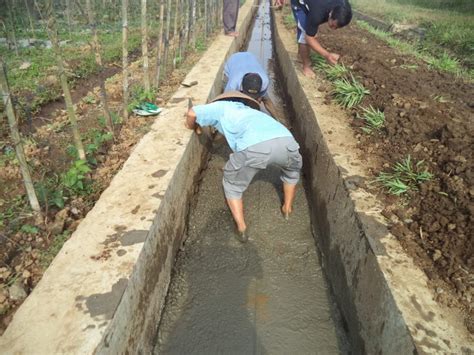 Pembangunan Saluran Irigasi Tersier Binangun Desa Klampok