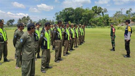 Pelatihan Linmas Desa Argosari Jabung Malang Digelar Menjelang Pemilu