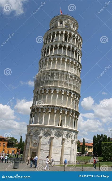 Leaning Tower of Pisa Italy Stock Image - Image of tower, tour: 2851763