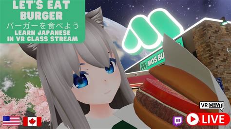 World First Japanese Class In Vr Chat Ordering Burgers In Japanese