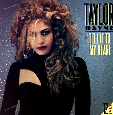 Taylor Dayne Tell It To My Heart Maxi Vgvg Ebay