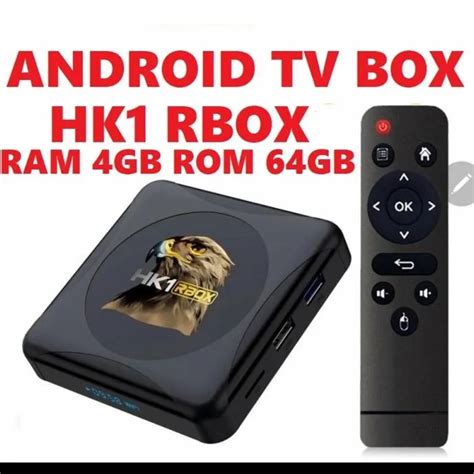 HK1 RBOX Smart Android Tv Box 4 64 4GB 64GB TvBox 4GB 4K Bluetooth OTT