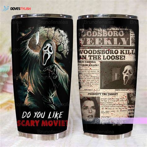 Ghostface Tumbler Scary Movie Lover S Coffee Cup For Halloween Horror