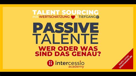 Recruiting Sourcing Was Sind Eigentlich Passive Talente Mit Profi