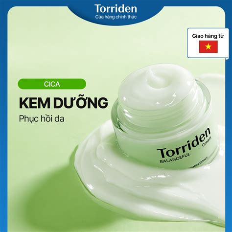 torriden chinh hang kem duong da balanceful cica ml cream