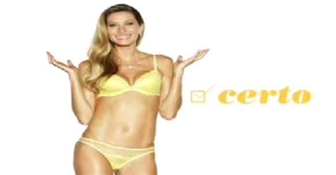 Propaganda De Lingerie Feita Por Gisele B Ndchen Liberada