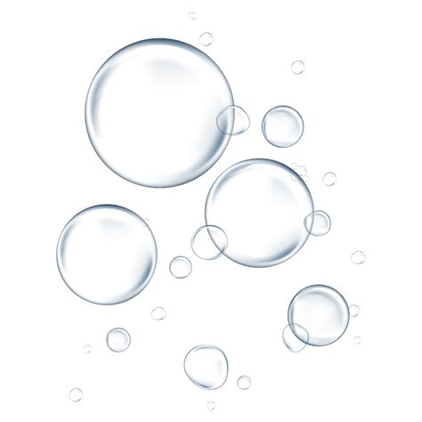 Realistic Clear Water Bubbles 35089383 Png