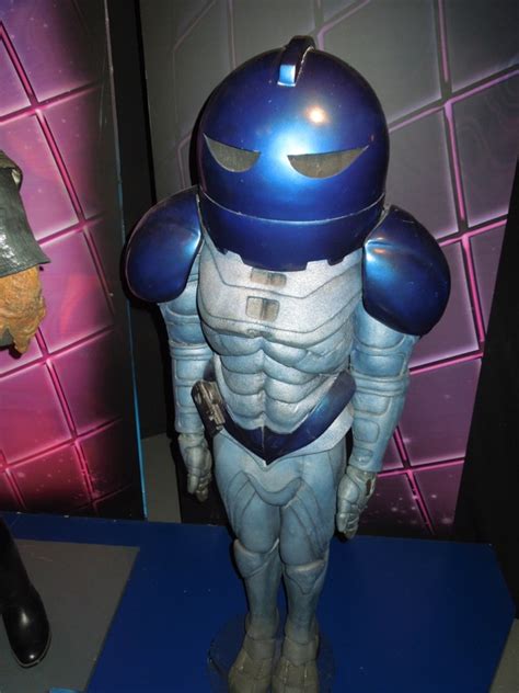 Doctor Who Sontaran costumes through the ages on display... - domesticjenni