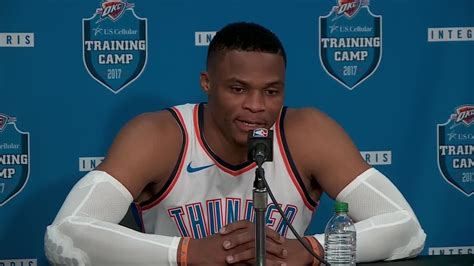 Russell Westbrook Talks Carmelo Anthony Trump Comments At OKC Thunder