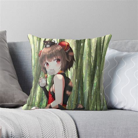 Megumin Butt Thicc Ass Thighs Konosuba Sexy Lewd Hentai Ecchi Anime Girl Throw Pillow By