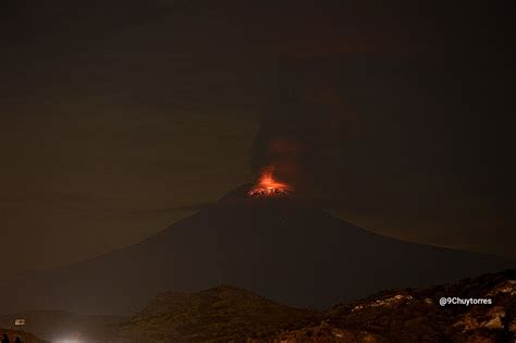 Webcams De M Xico On Twitter As Se Vio Esta Madrugada La Actividad