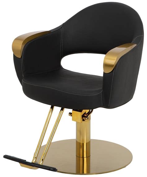 Luna Gold Styling Chair Hair Salon Chairs Salon Styling Chairs