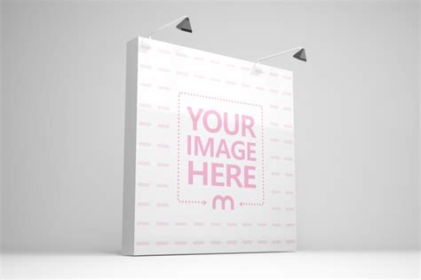 Exhibition Booth Backdrop Mockup Generator - Mediamodifier