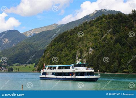 Lake Wolfgang Tour Boat in Austria Editorial Stock Photo - Image of austrian, mountains: 288181513