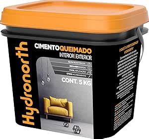 CIMENTO QUEIMADO FOSCO CONCRETO ANTIGO GALAO 5 KG HYDRONORTH Amazon