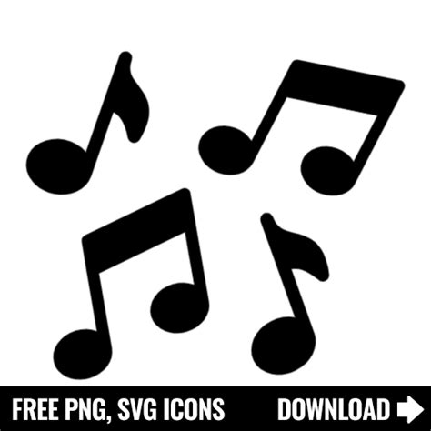 Free Musical Notes Svg Png Icon Symbol Download Image