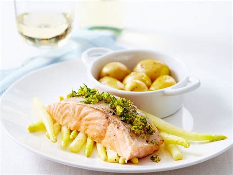 Ged Mpfter Lachs Mit Spargel Rezept Eat Smarter