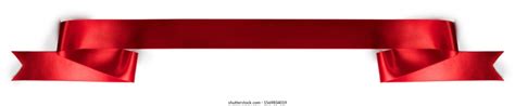 Red Satin Ribbon Banner Isolated On Stock Photo 1569834019 | Shutterstock 