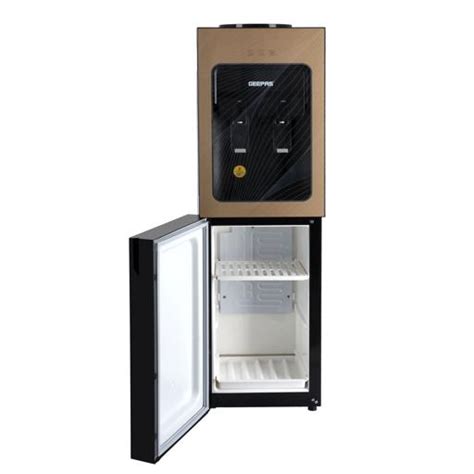 Buy Geepas Tap Hot Cold Top Load Water Dispenser With Bottom Fridge GWD Water