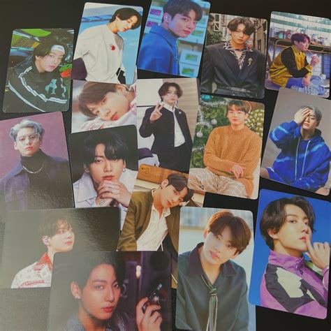 Jung Kook Photocards 55 Assorted Bts Jungkook Photocards Bts Etsy