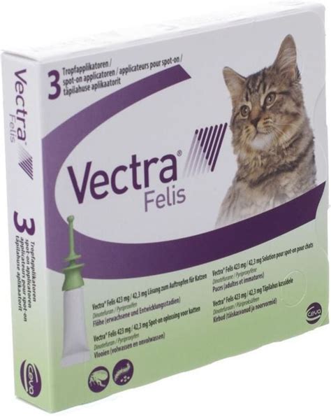 Vectra Felis Spot On Pour Chats Kg Pipettes Brekz Fr